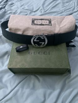 Legit Black Silver Gucci Reversible To Brown Belt