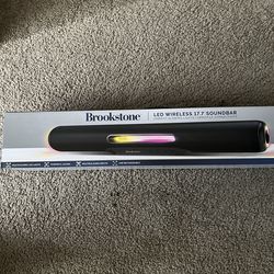 Brookstone LED Wireless 17.7” Sound Bar