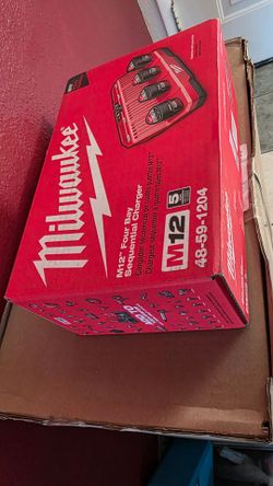 M12 Battery 4 port Charger New In Box