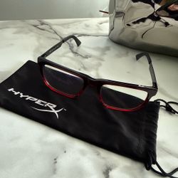 HyperX Gaming Glasses with Carrying Pouch