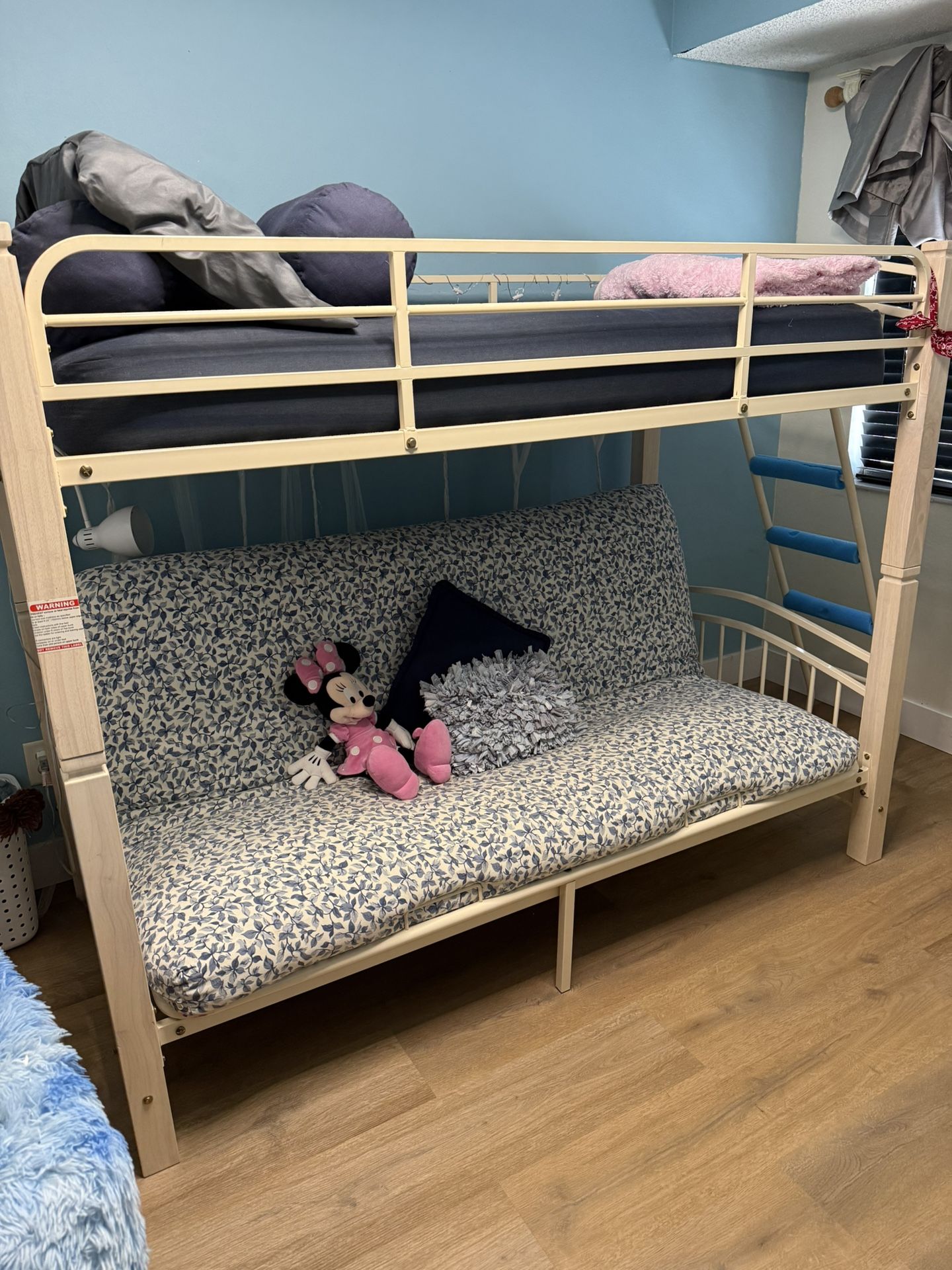 Twin Over full Bunk Bed/ Dresser/ Night Stand