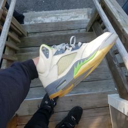 Size 10 Green Bean Jordan 5