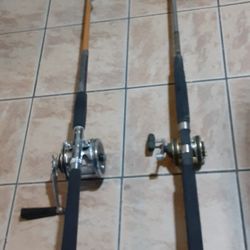 FISHING RODS AND REELS  $60 Each 