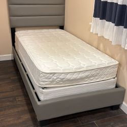 Twin Bed Frame And Springboks