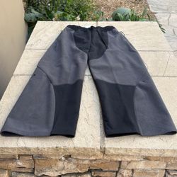 New Nike tech boreas fleece knit open hem pants sweats black Men’s M L 3XL