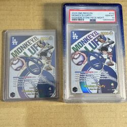 One Piece Card Dodgers Luffy RAW ONLY