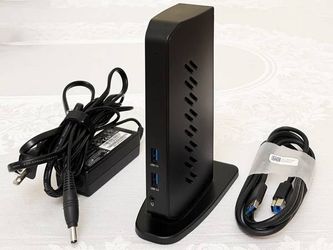 Plugable Universal Dual DisplayPort & HDMI Docking Station For Laptops