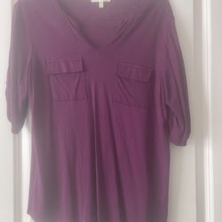 Women’s Faith & Joy Purple Blouse - Size M