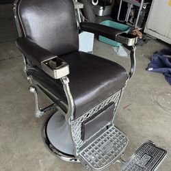 Emil J Paidar Barber Chair 1920’s Restored Possible Trades 