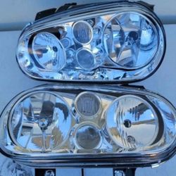 99-06 Volkswagen Golf 99-02 Cabrio Headlights Luces Micas Calaveras Faros Faroles Focos Headlamps