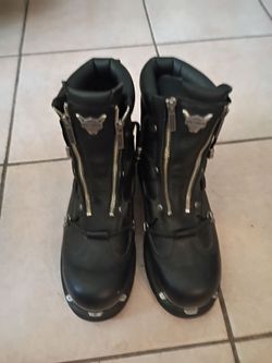 Harley Davidson motorcycle boots