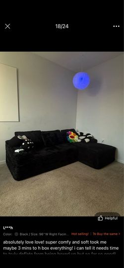 Boneless couch