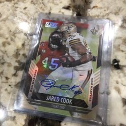 Score Gem Masters Jared Cook Auto 1/1