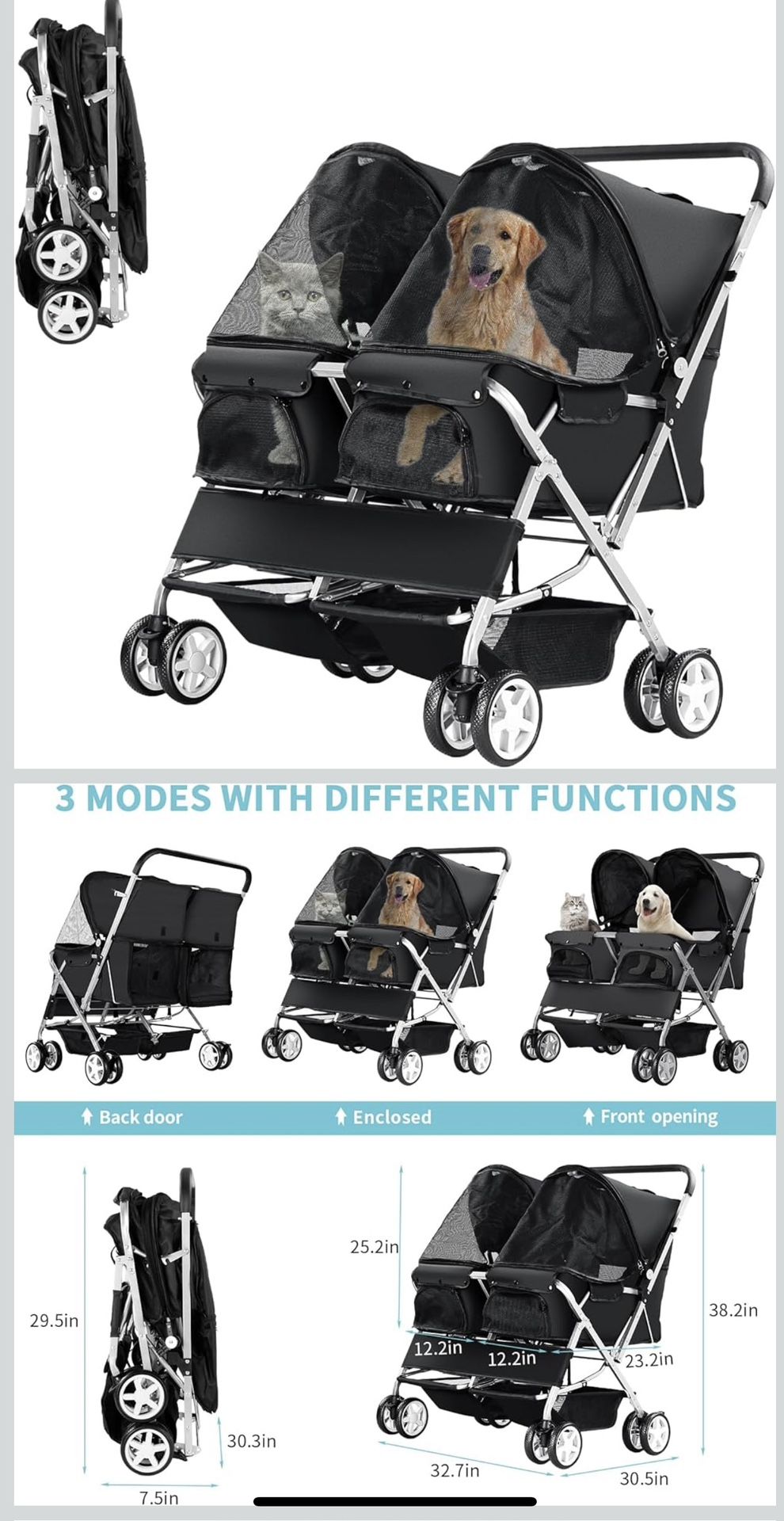 Dog Stroller ( Double)