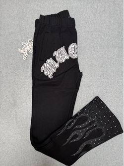 Hasta Muerte Rhinestone Sweats