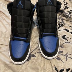 Air Jordan 1 Mid RoyalBlue/Black Men's Shoes 2023 Size 13 Style DQ8426 042 $135