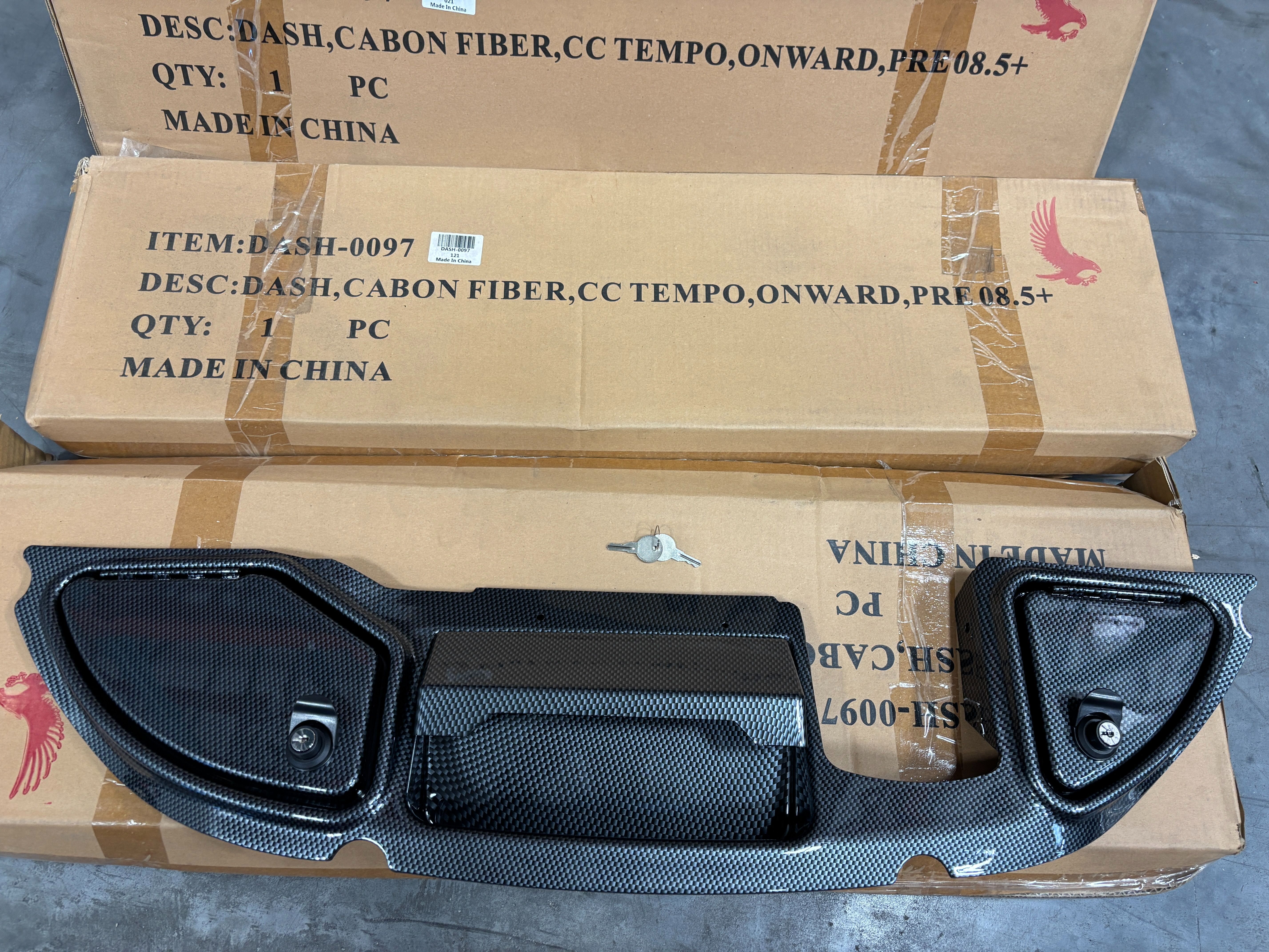 RED HAWK CARBON FIBER DASH