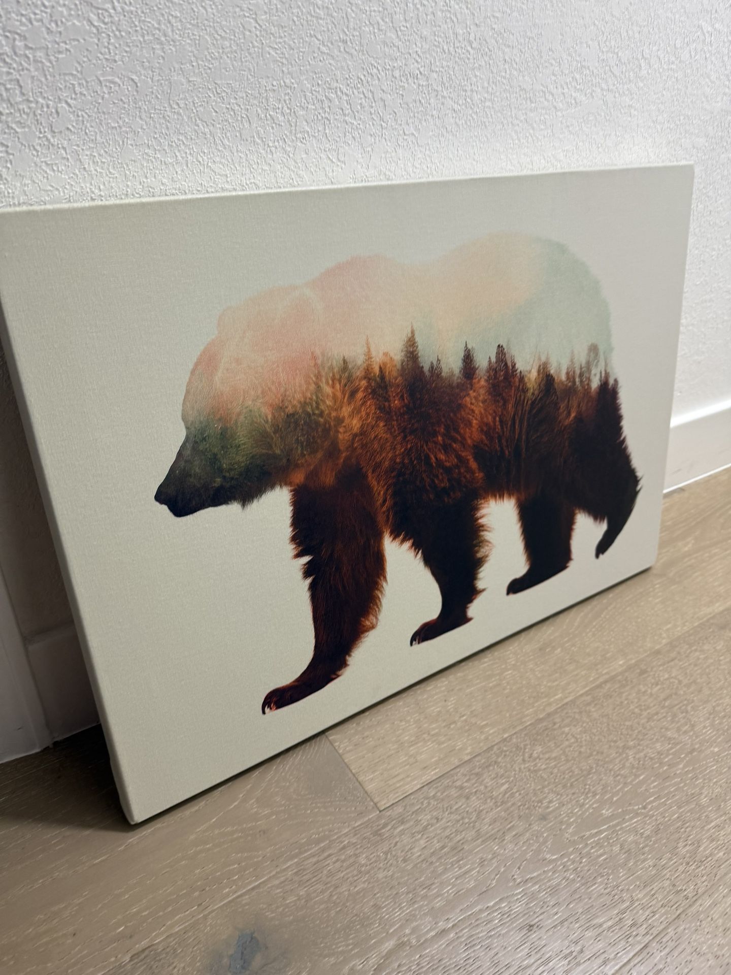 Bear In The Trees Painting