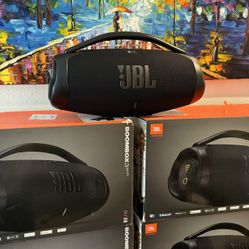 JBL Boombox 3 Wi-Fi & Bluetooth Portable Speaker – Massive Bass, 24-Hour Battery, Hi-Res Audio, Waterproof & Dustproof (IP67)