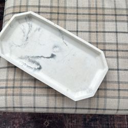 White Marble Decorative Tray