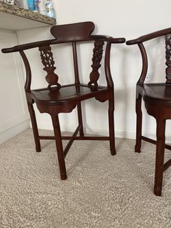 Antique accent side chair