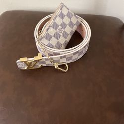 Louis Vuitton Belt And Keychain Wallet