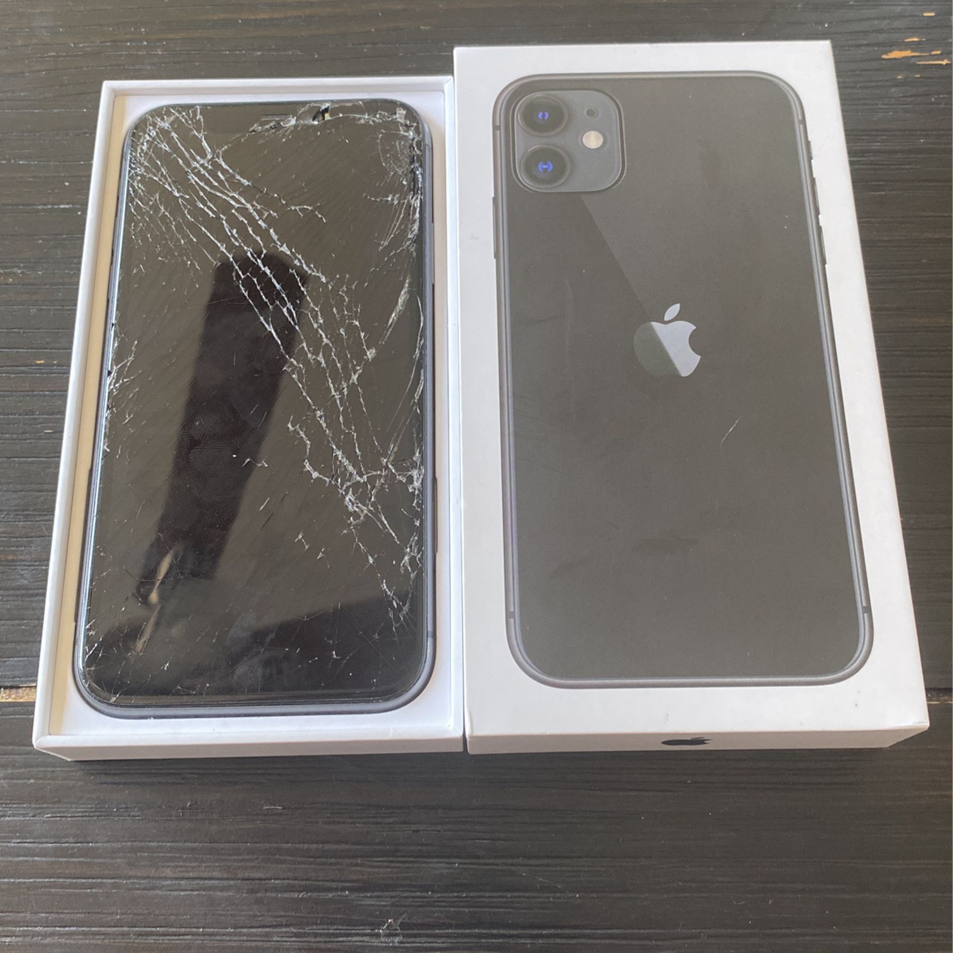 Cracked iPhone 11