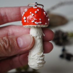Enchanting Mushroom Ornaments | Mushroom Wall Hanging

   Natural Spring Decorations | Handmade Woodland Decor
