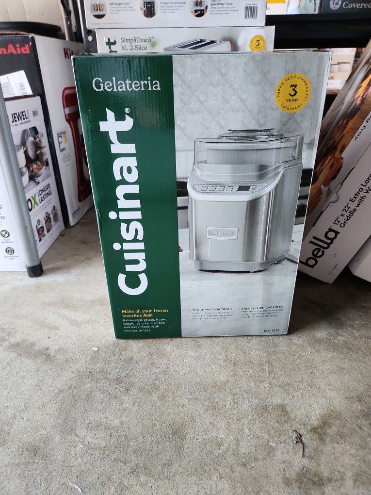 Cuisinart Gelataria Gelato Frozen Yogurt Ice Cream Maker