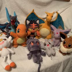 Pokémon plushies