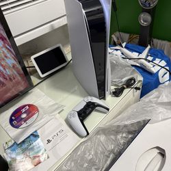 Ps5 Disk Edition 4 Games Great Conditions 