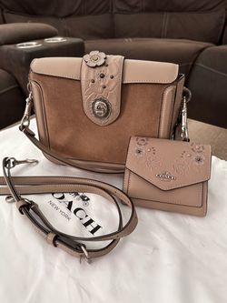 Coach crossbody purse with matching wallet