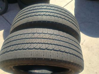 265/50/20 GOODYEAR FORTERA HL 75-85% TREAD DOT 11/21 SET OF 2 MATCHING TIRES
