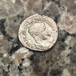 Gordian lll Silver Ar Antoninianus Ancient Coin 