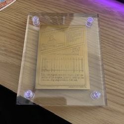 Bronze Topps 1993 Card Tim Salmon The Highland Mint Sports Collection Baseball w Authenticity paper