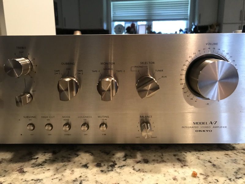 Onkyo A7 amp