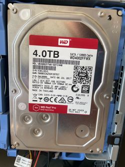 Western Digital Red Pro 4.0TB NAS Hard Drive (Model: WD4002FFWX) 3.5inch