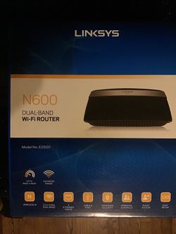 Linksys N600 dual band router