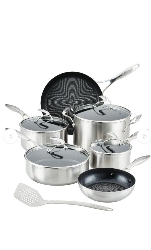 Circulon Stainless Steel Hybrid 11 Piece Cookware Set