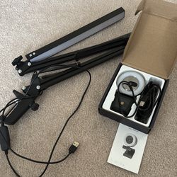 Web cam and light bar