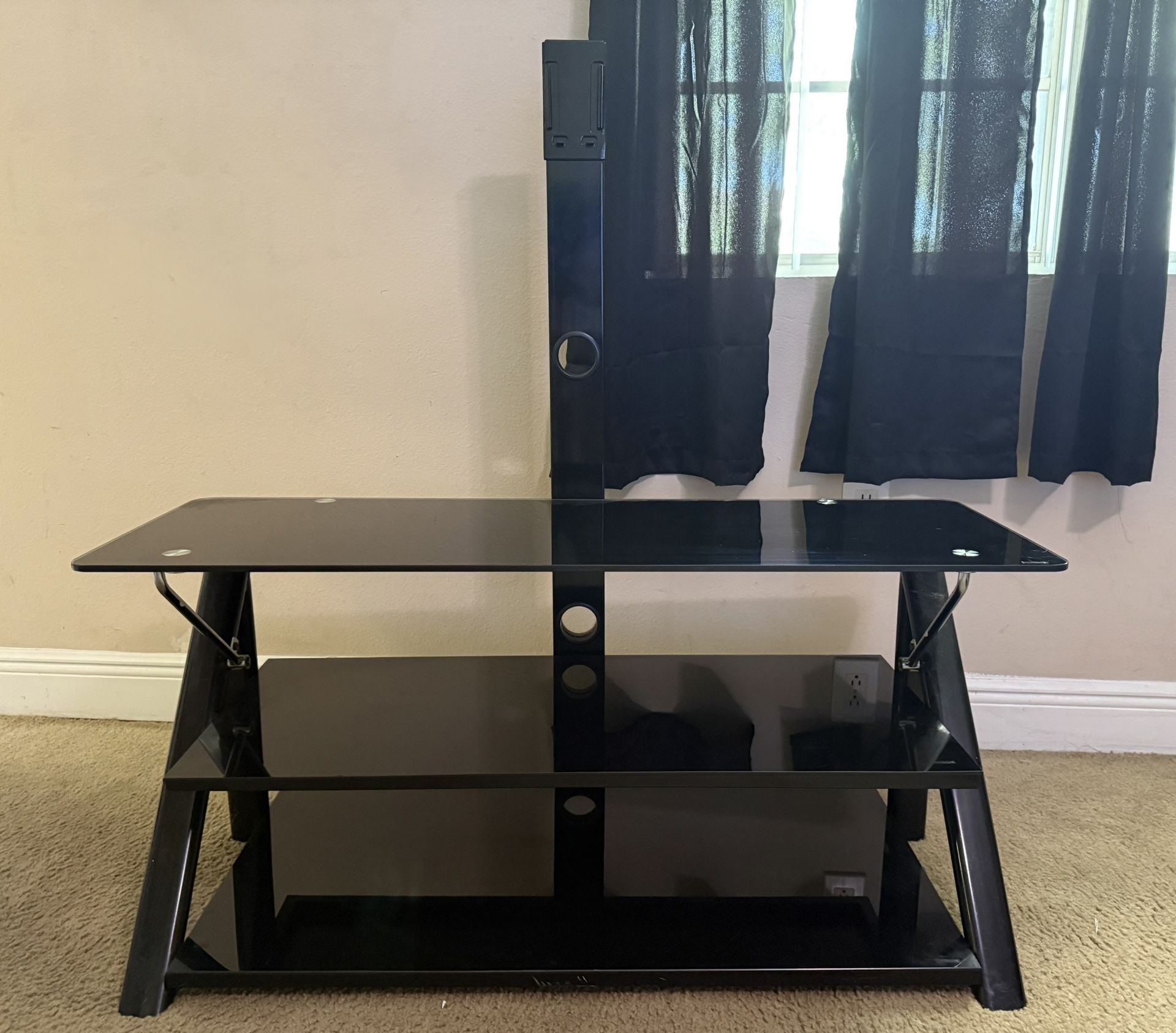 Tv Stand (Black Glass)