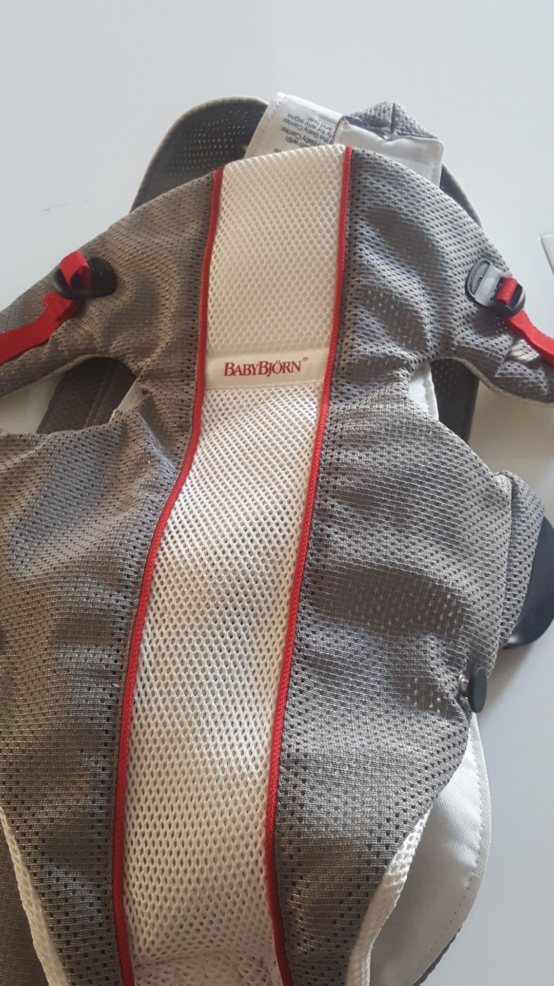 Baby Jorn baby carrier and Skip Hop Diaper Bag