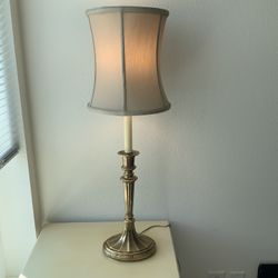 Brass Vintage Lamp W/ Shade. $50