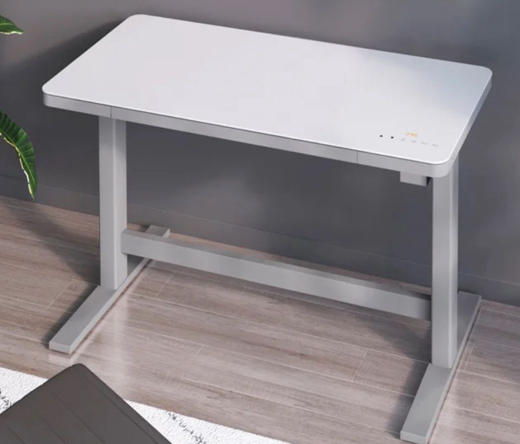 55 Power Sit-Stand Desk by Tresanti