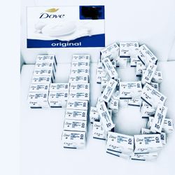 C  lean! Lot Of 48 - New Dove Beauty Original Deep Moisture Soap Bars