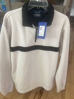 Men’s  Izod  Jacket Beige Small 
