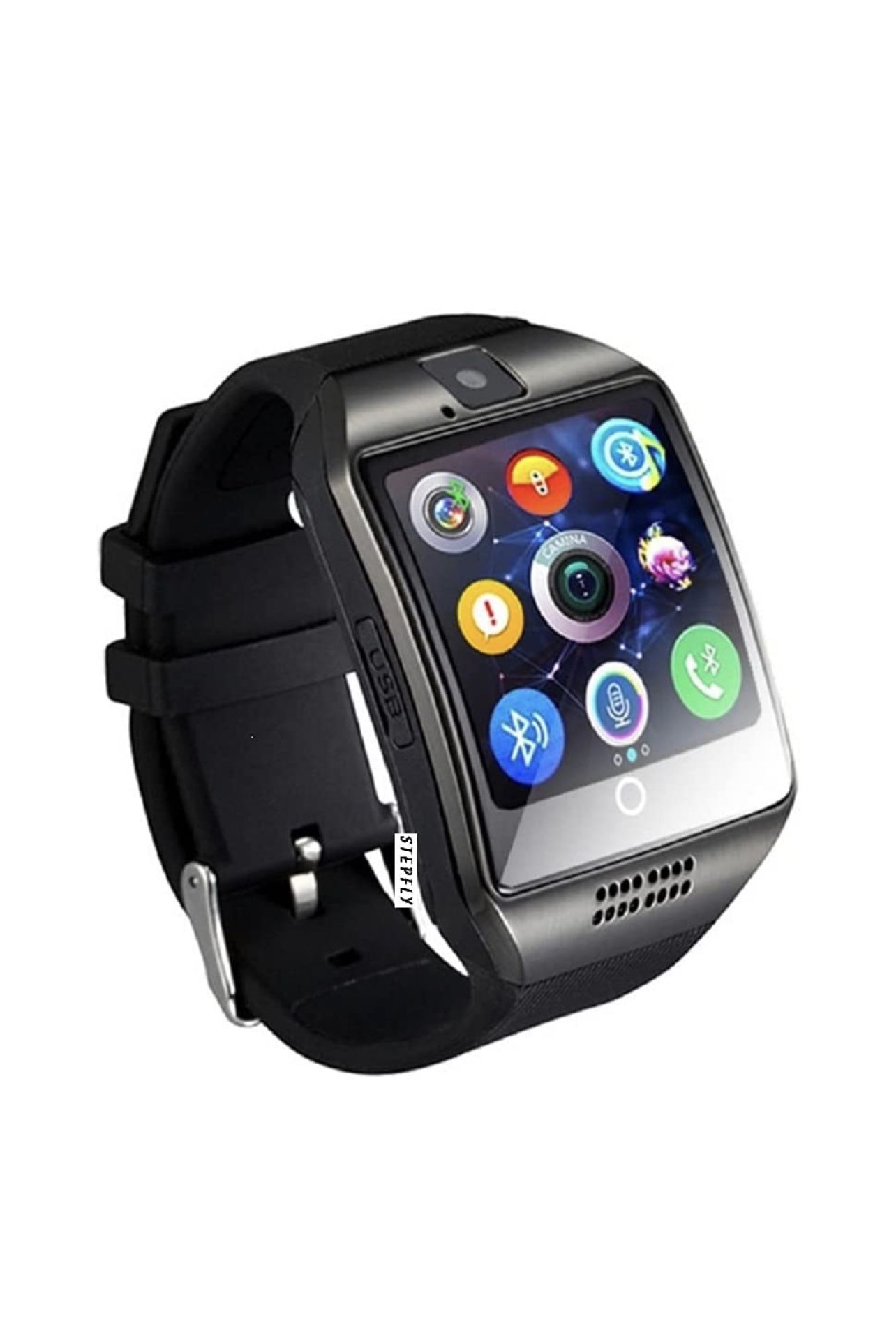 Stepfly Bluetooth Smart Watch with Camera Sim Card Slot Message Notifications Android Smartwatch for Android Mobile Phone