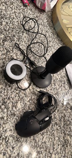 Camera, mic and mouse