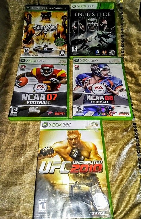Xbox 360 Games Lot