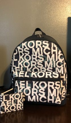 Men’s Michael Kors leather backpack and wallet